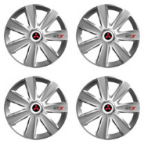 Dísztárcsa a Mitsubishi (piros) 14 GTX CARBON silver számára