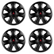 Kerékagy sapka Mitsubishi (piros) 14 COMFORT BLACK