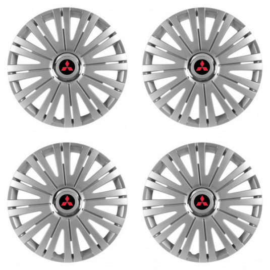 Mitsubishi kerékközép kupak (piros) 14 ACTIVE RC