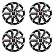 Kupaktörlő a Mitsubishi-hoz (piros) 15 Evo black&silver