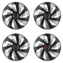 Kupakok Mitsubishi-hez (piros) 15 Vector RC black and silver