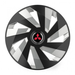 Kupakok Mitsubishi-hez (piros) 15 Vector RC black and silver
