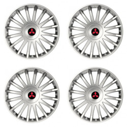 15 CRYSTAL ezüst kupak Mitsubishi-hez (piros)