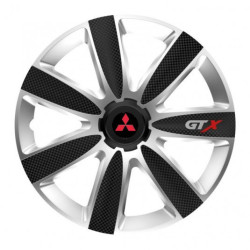 Felniközépek Mitsubishi (piros) 15 GTX CARBON silver/black