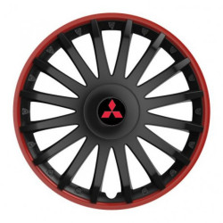 Kerékpánt Mitsubishi (piros) 15 CRYSTAL RO fekete