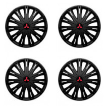 Kerékközépkupak Mitsubishi (piros) 15 SPARK BLACK