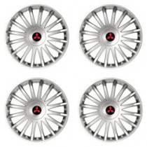 Mitsubishi (piros) 16 CRYSTAL silver naftacsapok