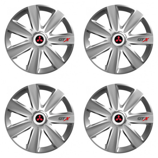 Kerékvédő Mitsubishi számára (piros) 16 GTX CARBON silver