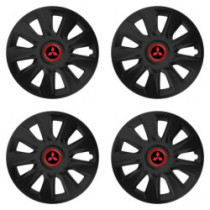 Kupak Mitsubishi-hez (piros) 17 STRATOS RR fekete