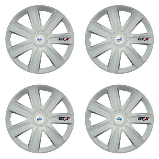 Kerékagy sapka Volvo (fehér) 16 GTX carbon white