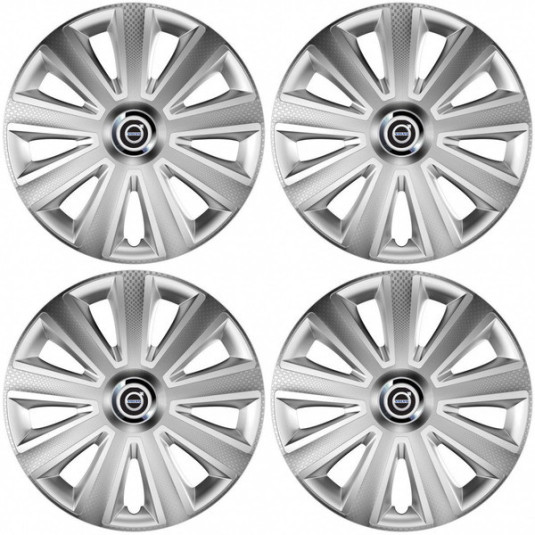 Kupak Volvo (fekete) 15 Aviator carbon silver-hez