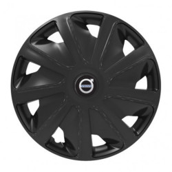 Kerékagy fedél Volvo számára (fekete) teherautók 15 Craft black