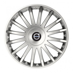 Kerékabrosz Volvo (fekete) 16 CRYSTAL ezüst