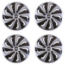Kerékagy sapka Fiat-hoz (fekete) 14 WIND SB