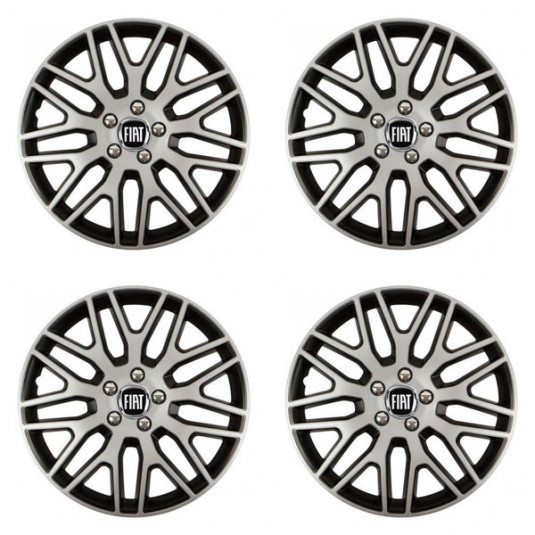 Kuplung Fiat (fekete) 14 Dakar NC silver and black