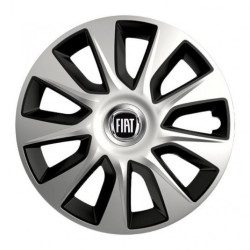Fiat (fekete) 14 STRATOS kétszínű dísztárcsák