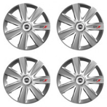 Kupak Fiat (fekete) 15 GTX CARBON ezüst