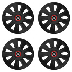 Kerékpárkupak Fiat (fekete) 15 STRATOS RR black