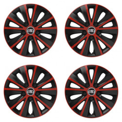 Kupak Fiat (fekete) 15 RAPIDE piros és fekete