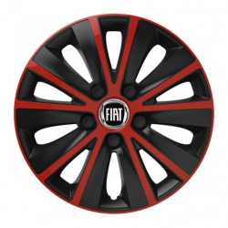 Kupak Fiat (fekete) 15 RAPIDE piros és fekete