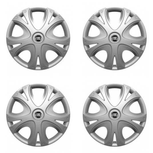 Fiat felniközépek (fekete) 15 DYNAMIC