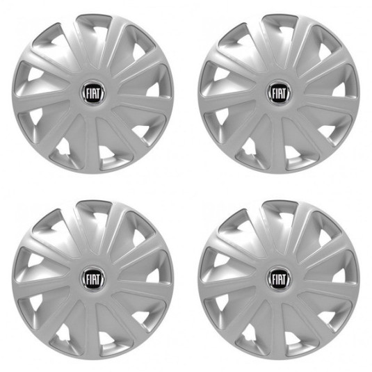 Kupak Fiat (fekete) furgonokhoz 15 Craft silver