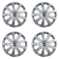 Kerékabroszok a Fiat (fekete) 16 Evo ezüst modelhez