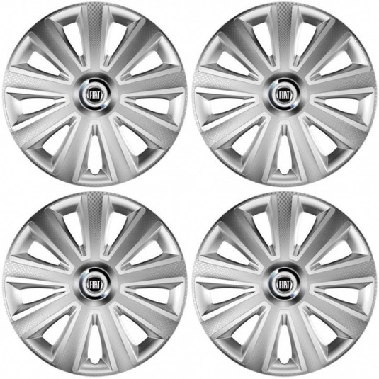 Kupaktúrák Fiat (fekete) 16 Aviator carbon RC 16 ezüst