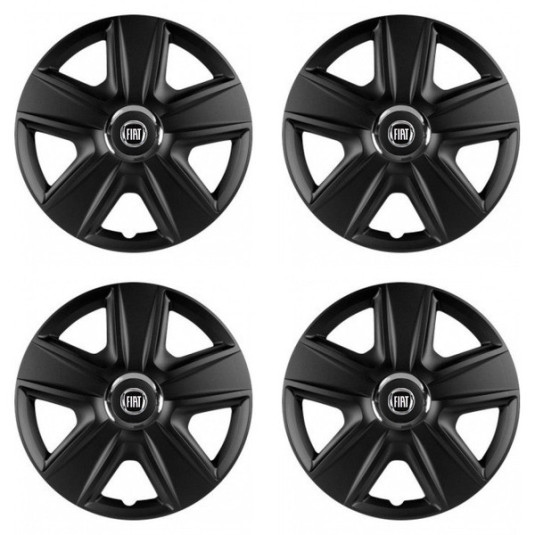 Kupakhatás Fiat (fekete) 16 ESPRIT RC BLACK