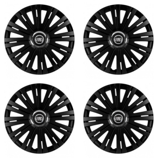 Kupak a Fiat-hoz (fekete) 16 ACTIVE RC BLACK