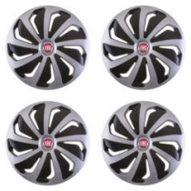 Felniközépkupak Fiat-hoz (piros) 14 WIND SB