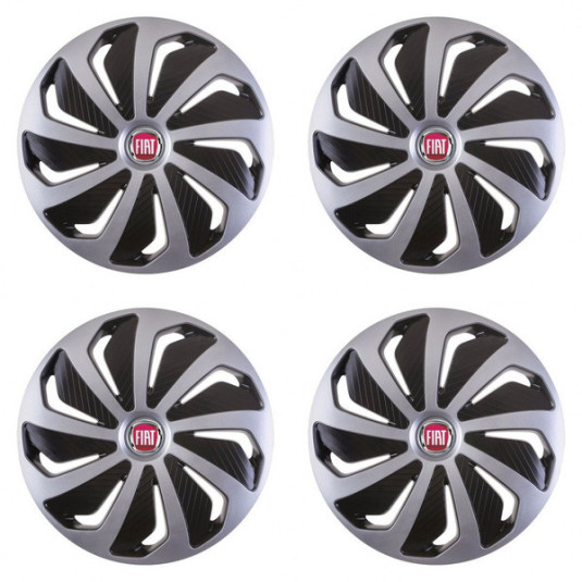 Felniközépkupak Fiat-hoz (piros) 14 WIND SB