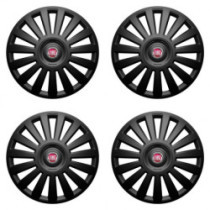 Kupak Fiat (piros) 14 Luxury black