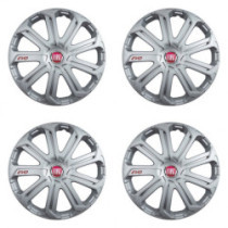 Alufelni kupak a Fiat számára (piros) 14 Evo silver