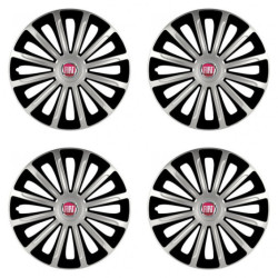 Küszöbvédő Fiat (piros) 15 TREND silver and black
