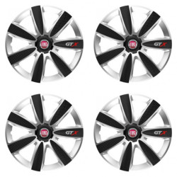 Kupaktartók Fiat (piros) 15 GTX CARBON ezüst/fekete