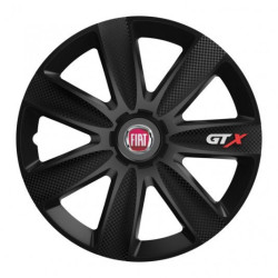 Felni kupak Fiat (piros) 15 GTX CARBON black
