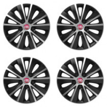 Kupak Fiat számára (piros) 15 RAPIDE silver and black