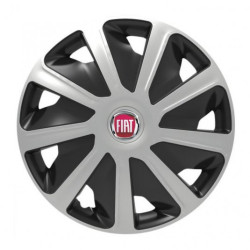 Tetődobozok Fiat számára (piros) 15 Craft ezüst és fekete furgonokhoz