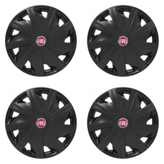 Az Fiat (piros) 15 Craft black furgonokhoz való kerékabroncsdísz