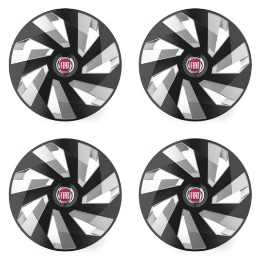Kupaktartók Fiat számára (piros) 16 Vector RC black and silver