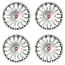 Felniközépek Fiat (piros) 16 CRYSTAL ezüst
