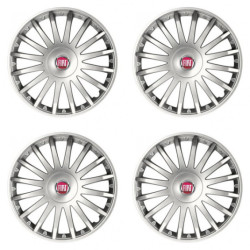 Felniközépek Fiat (piros) 16 CRYSTAL ezüst