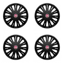 Kerékabroncstakaró Fiat (piros) 17 SPARK BLACK