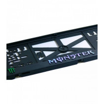 Rendszámtábla alátét 3D Monster