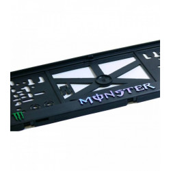 Rendszámtábla alátét 3D Monster