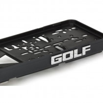 Rendszámtábla alátét 3D VOLKSWAGEN GOLF