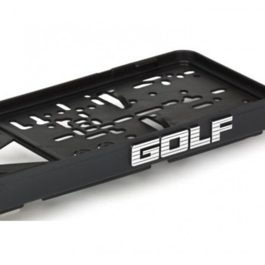 Rendszámtábla alátét 3D VOLKSWAGEN GOLF