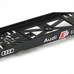 Rendszámtábla alátét 3D AUDI S LINE