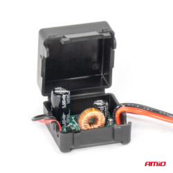 EMC szűrő autóhoz DC-DC konverterrel 12/24V-12V AMiO-04101